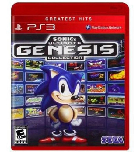 Jogo Sonic Ultimate Genesis Collection Ps3 Greatest Hits